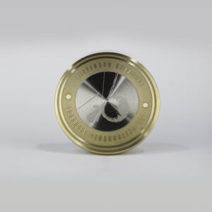 Medalhão em Bronze e Inox 63mm em Alto Relevo